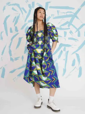 Ademola Smocked Midi Dress