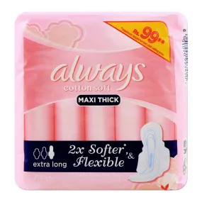 Always Cotton Soft Maxi Thick Extra Long x7