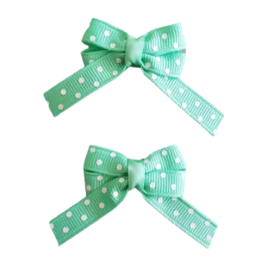 Baby Non Slip Hair Clip - Spots (5 Colours)