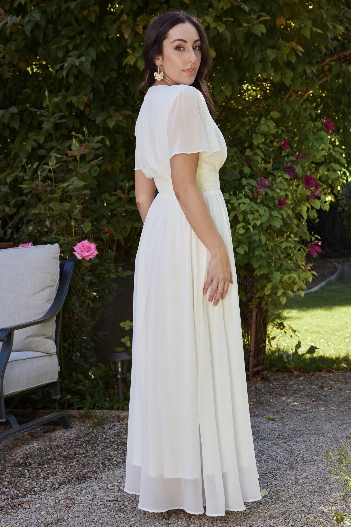 Birdie Maxi Dress | White