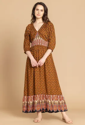 Bohera Millie V-Neck Accent Dress