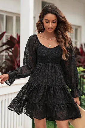 Boho Long Sleeves Mini Dress