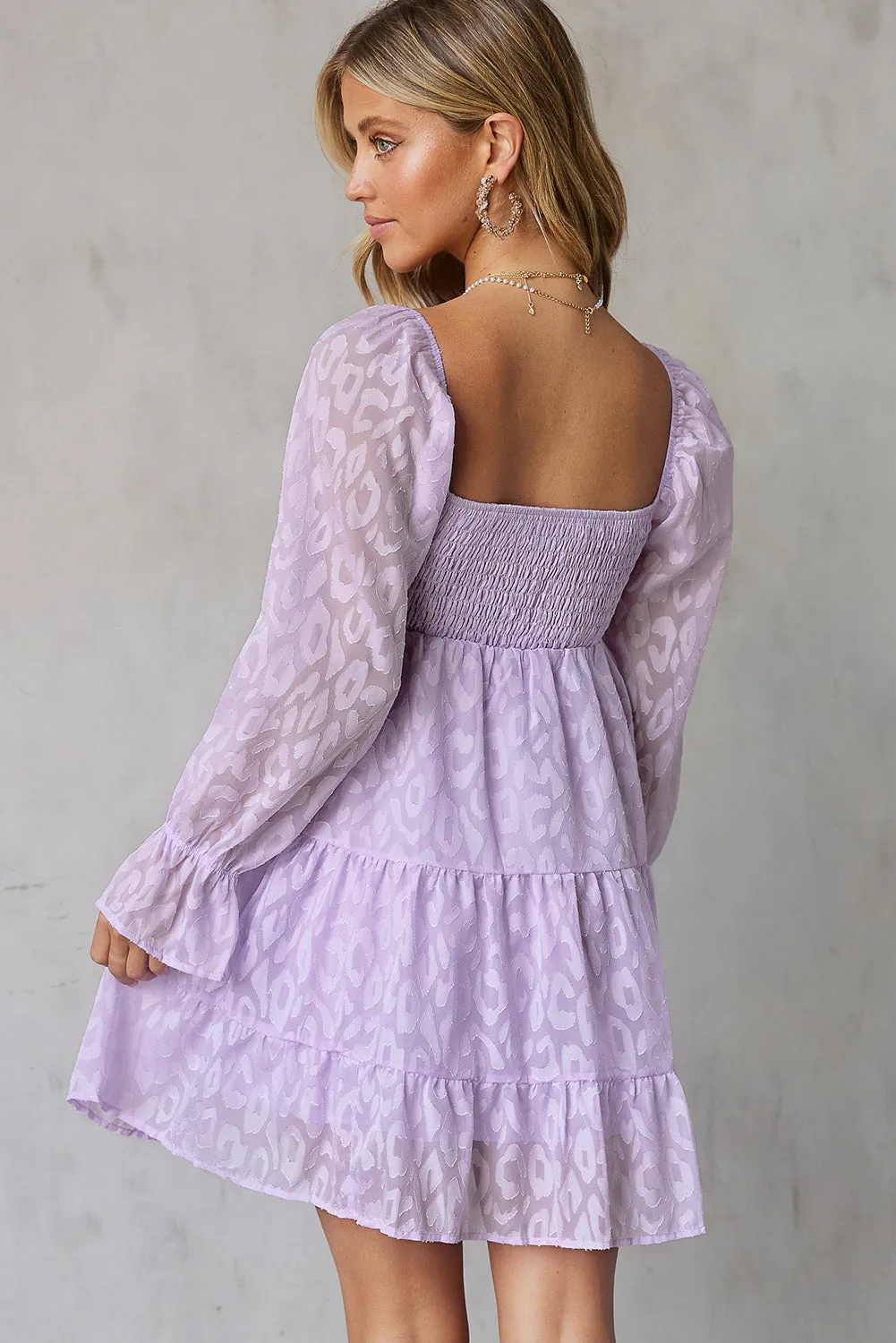 Boho Long Sleeves Mini Dress