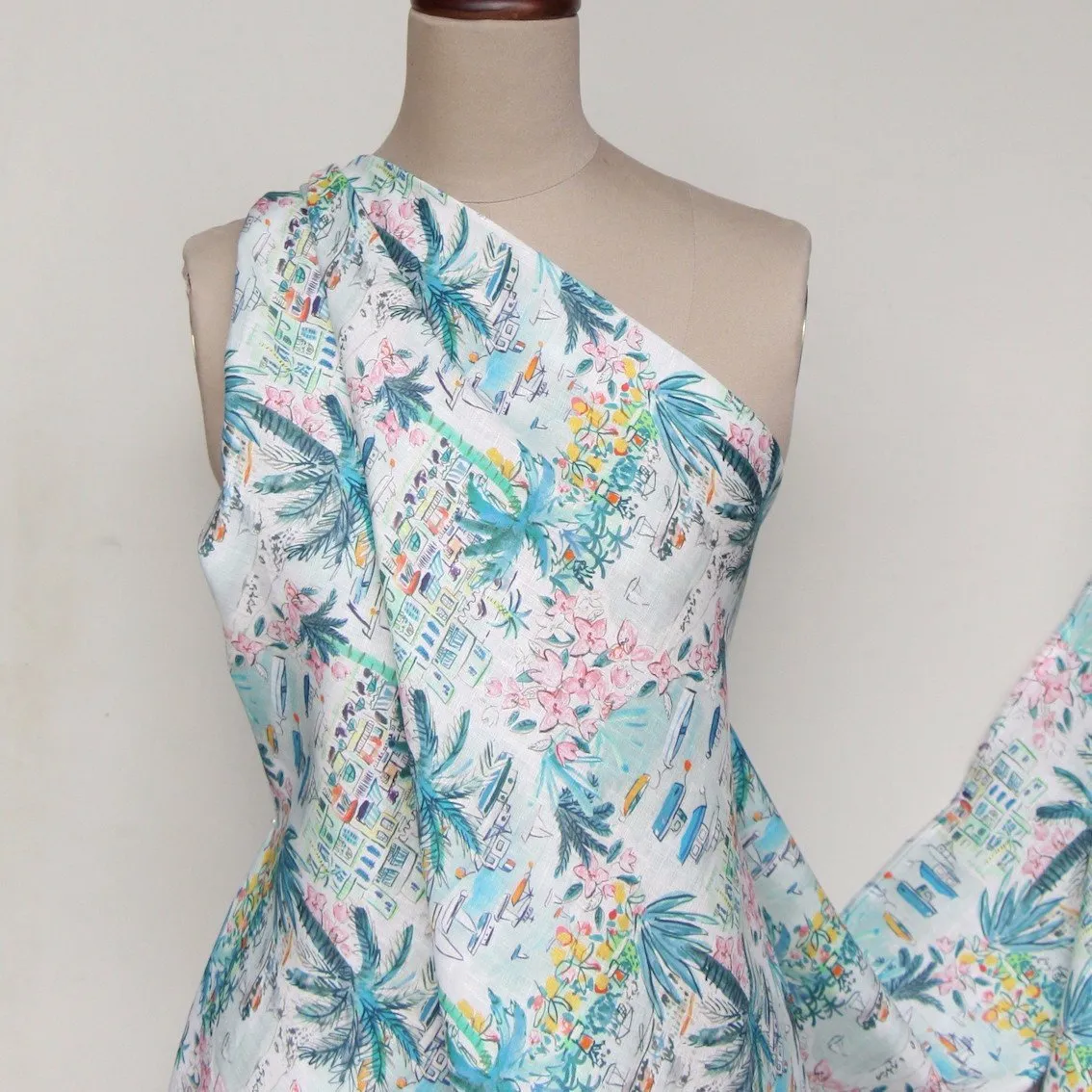 Cape Vista Pink - Liberty Sycamore Linen