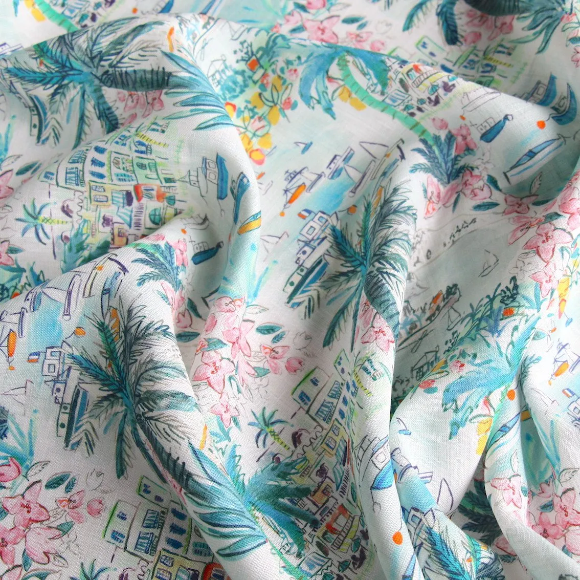 Cape Vista Pink - Liberty Sycamore Linen