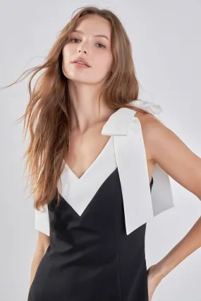Color Block Mini Dress