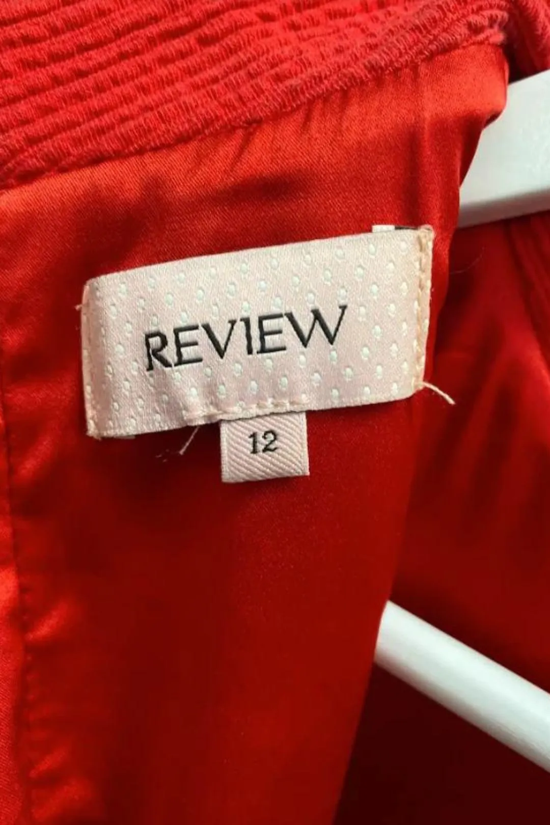 Girls Red High Neck Dress