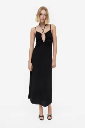 H&M Strappy Jersey Dress, Black