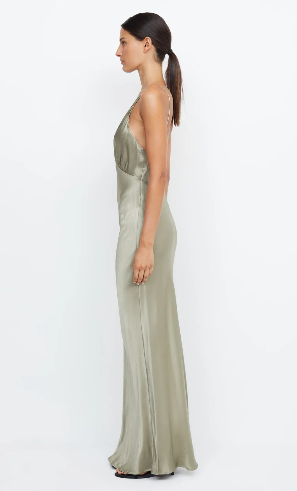 MOON  DANCE V MAXI DRESS - SAGE