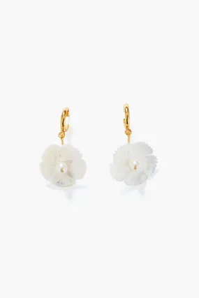 Mother of Pearl Tayla Hoop Earrings