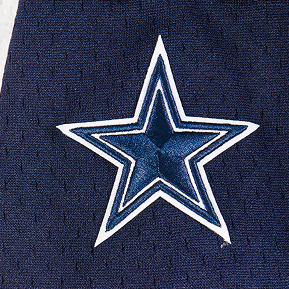 NFL DALLAS COWBOYS CLASSIC LITTLE BOYS MESH BUTTON DOWN SHIRT (MIDNIGHT NAVY)
