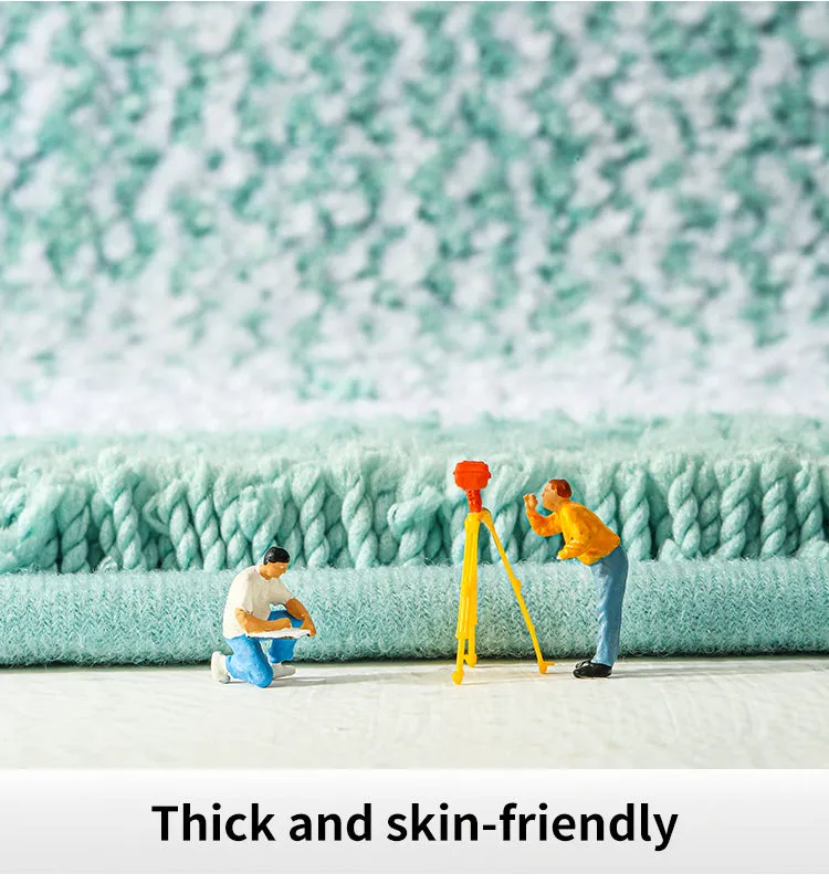 Non-Slip Cotton Bath Rug - Soft, Absorbent, & Durable for Bathroom Safety