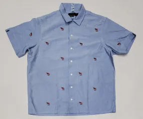 Nwt Polo Ralph Lauren Allover American Flag Classic Fit Button Up