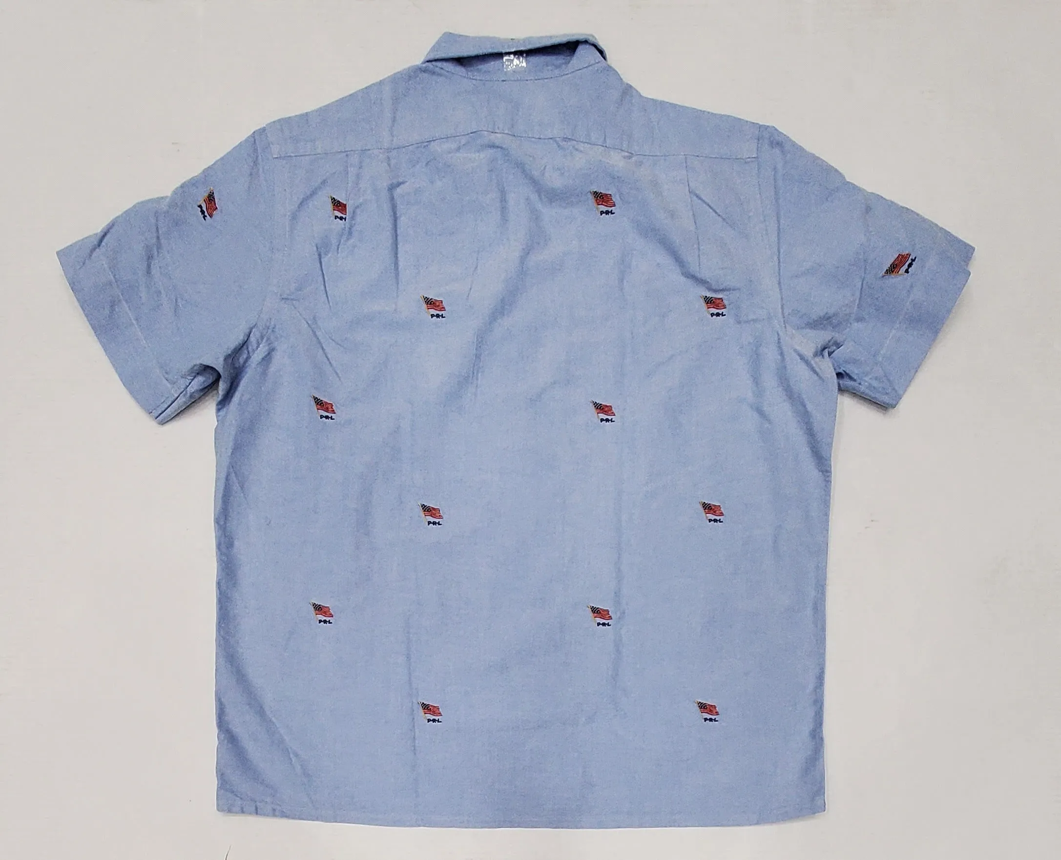 Nwt Polo Ralph Lauren Allover American Flag Classic Fit Button Up
