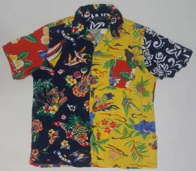 Nwt Polo Ralph Lauren Tropical Bear Short Sleeve Classic Fit Button Up