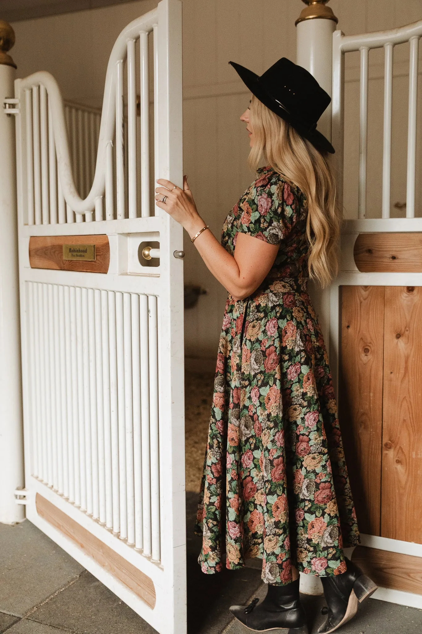 Remi Dress in Moody Floral - FINAL SALE
