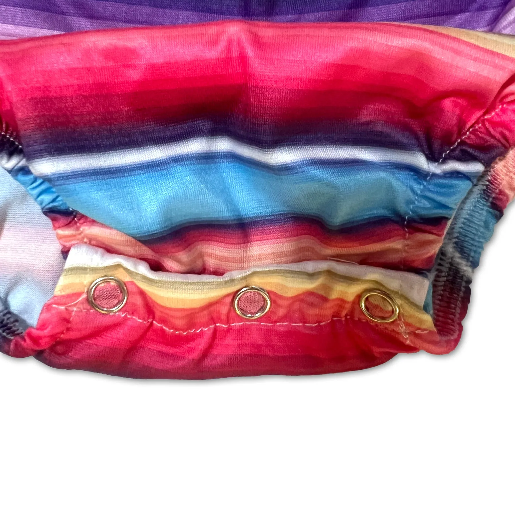 Sol Baby Serape Smocked Bubble Bodysuit