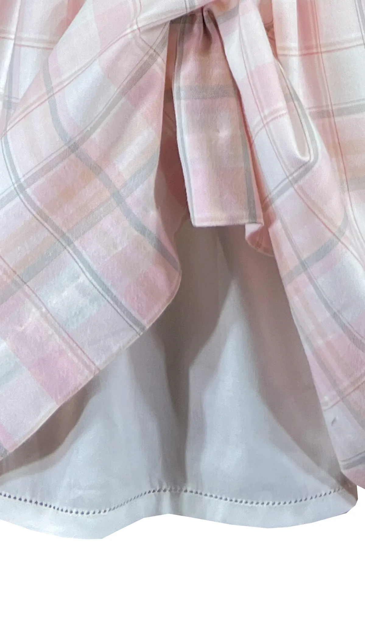 Tender Pink Plaid Sally Smocked Dress